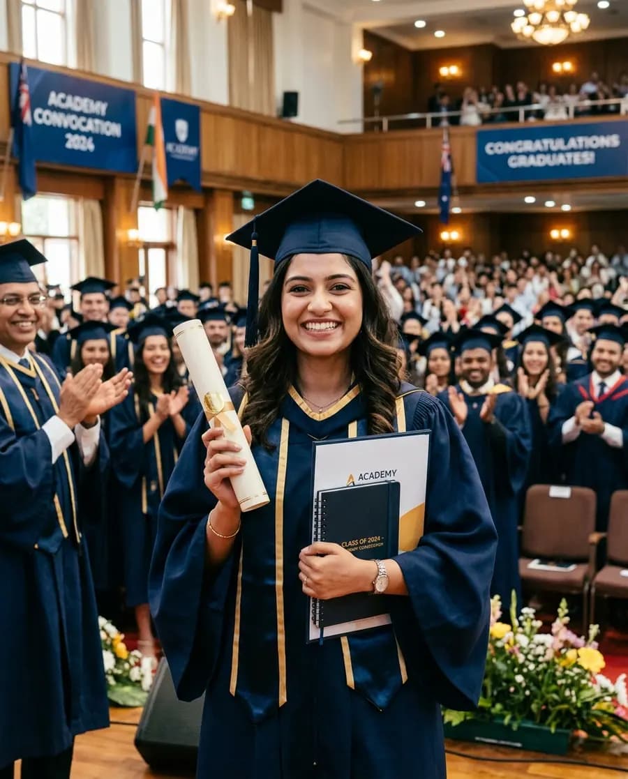 A graduate celebrating after completing an EPKA Academy programme
